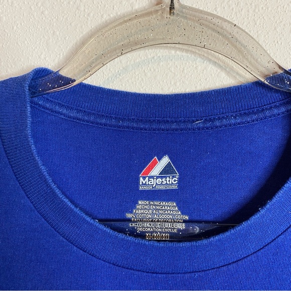 Dodgers Puig 66 Baseball Dark Blue Graphic Tee - Picture 3 of 7